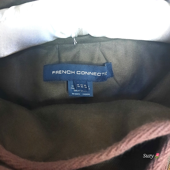 FRENCH CONNECTION Brown Linen Jacket - Picture 4 of 12